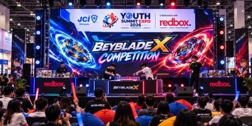 Beyblade tournament arena